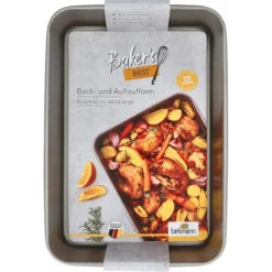 RBV Birkmann Bakers Best Back-/Auflaufform 40x28 cm grau