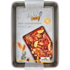 RBV Birkmann Bakers Best Back-/Auflaufform 35x25 cm grau