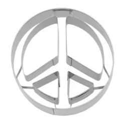 RBV Birkmann Präge-Ausstecher Peace 6 cm edelstahl