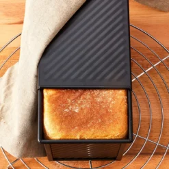 RBV Birkmann Toastbrot Backform 21cm mit Deckel schwarz Bread Buddies