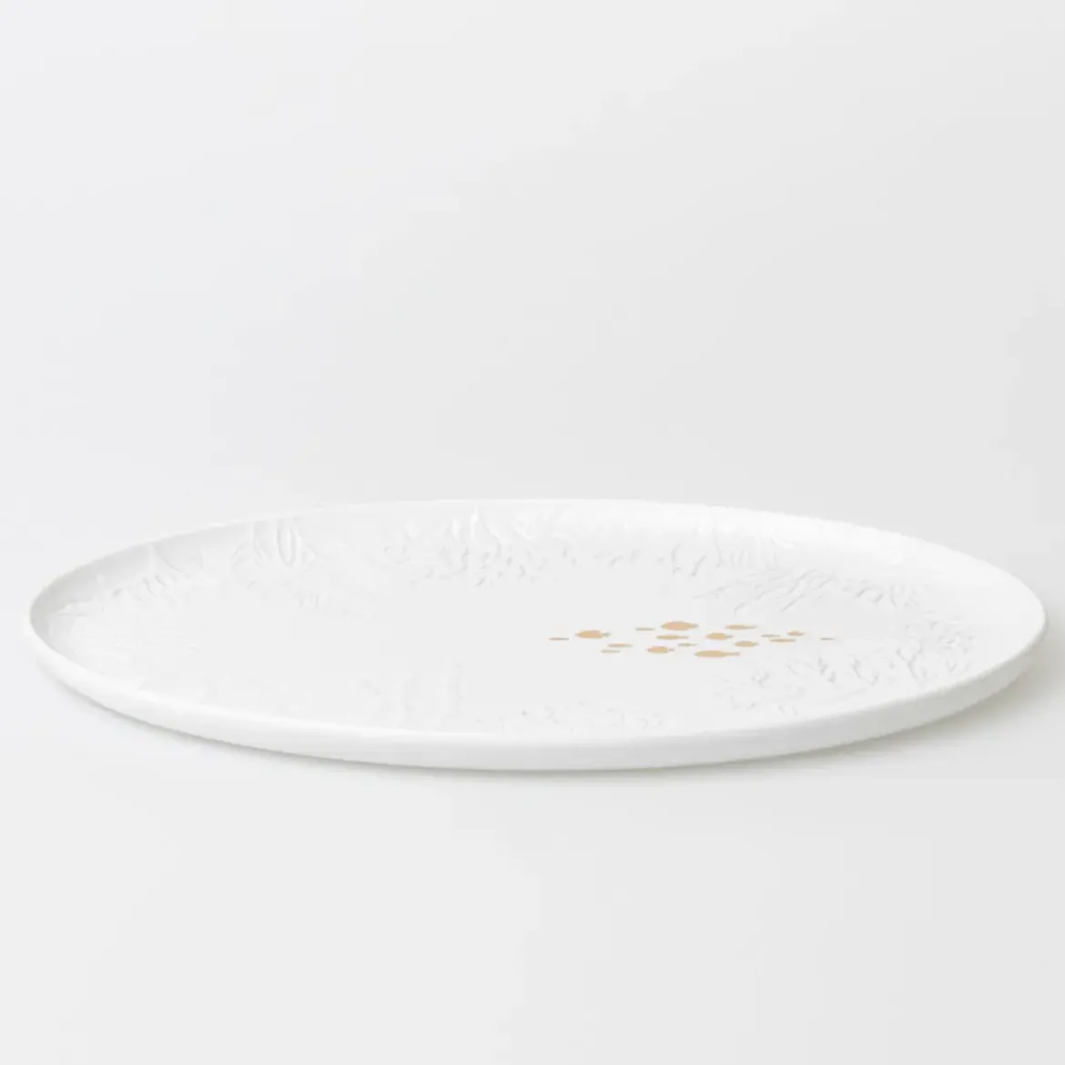 Räder Servierteller Fische 36x24 cm Unterwasserwelt weiß