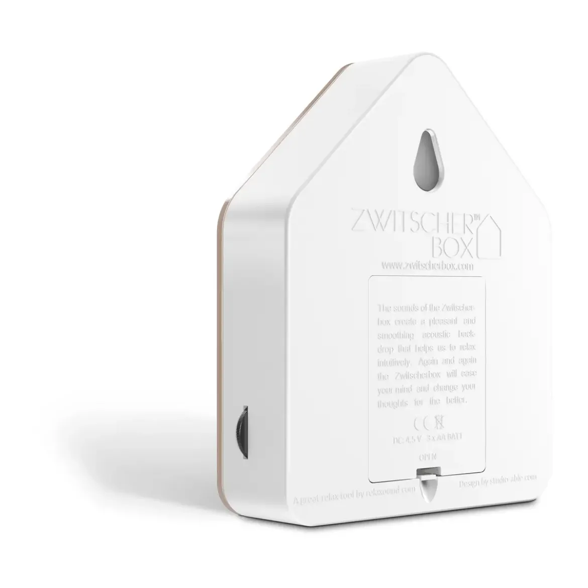 Relaxound Zwitscherbox 14 cm Taupe