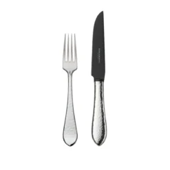 Robbe & Berking Grill-Set 7-tlg. Martelé Frozen Black 150 g versilbert