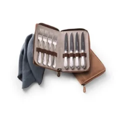 Robbe & Berking Grill-Set 13-tlg. Martelé Frozen Black 150 g versilbert