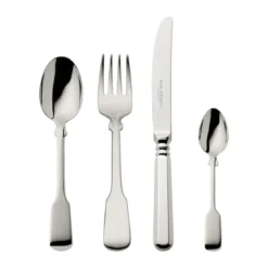 Robbe & Berking Kinderbesteck 4tlg im Etui Alt Spaten 150 g versilbert