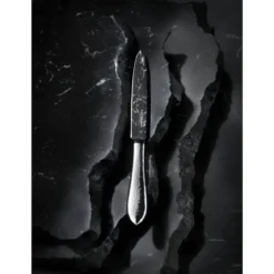 Robbe & Berking Menümesser Marble Cut Martelé 925 Sterlingsilber