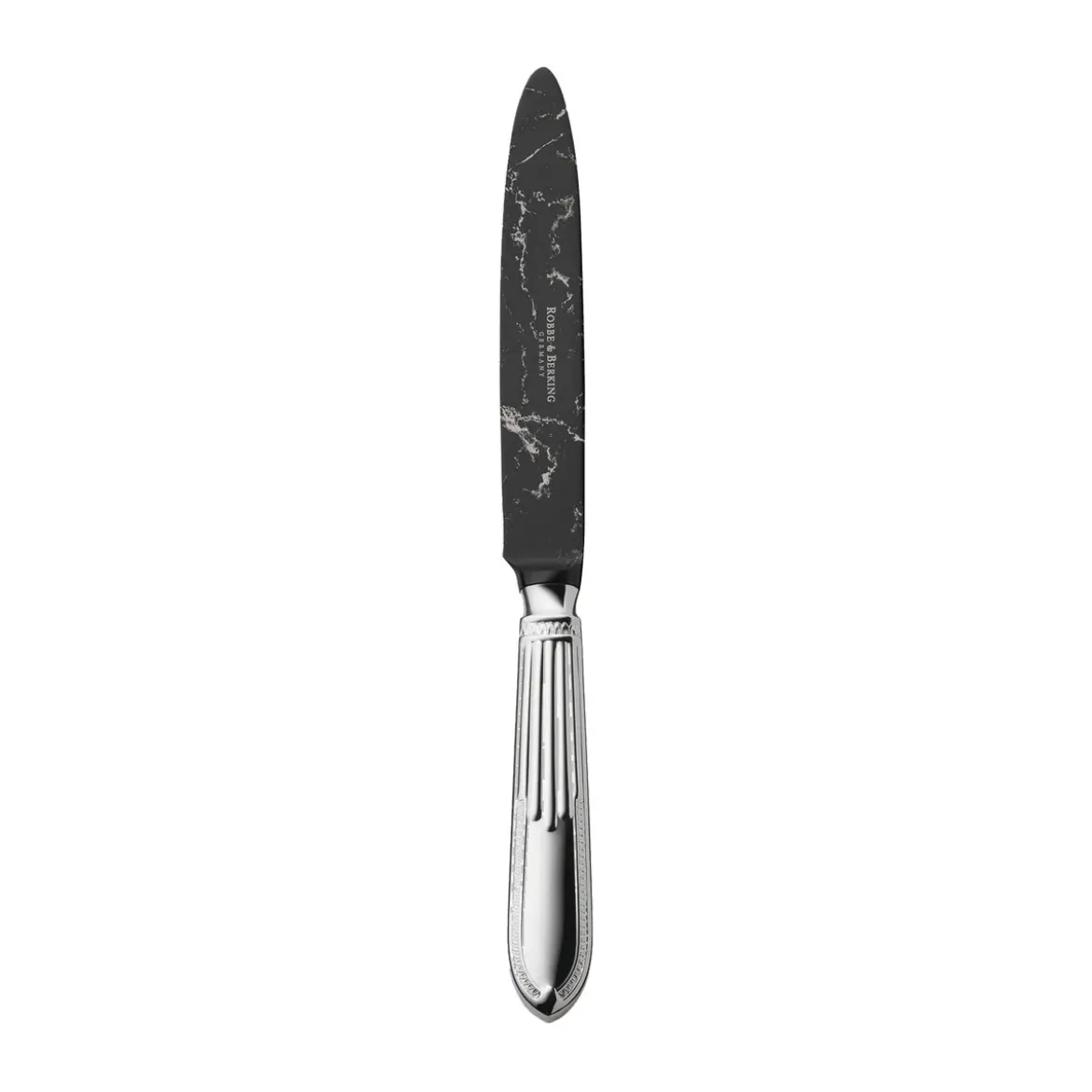 Robbe & Berking Menümesser Marble Cut Belvedere 150 g versilbert