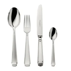 Robbe & Berking 4 tlg. Garnitur Art Deco 150 g versilbert