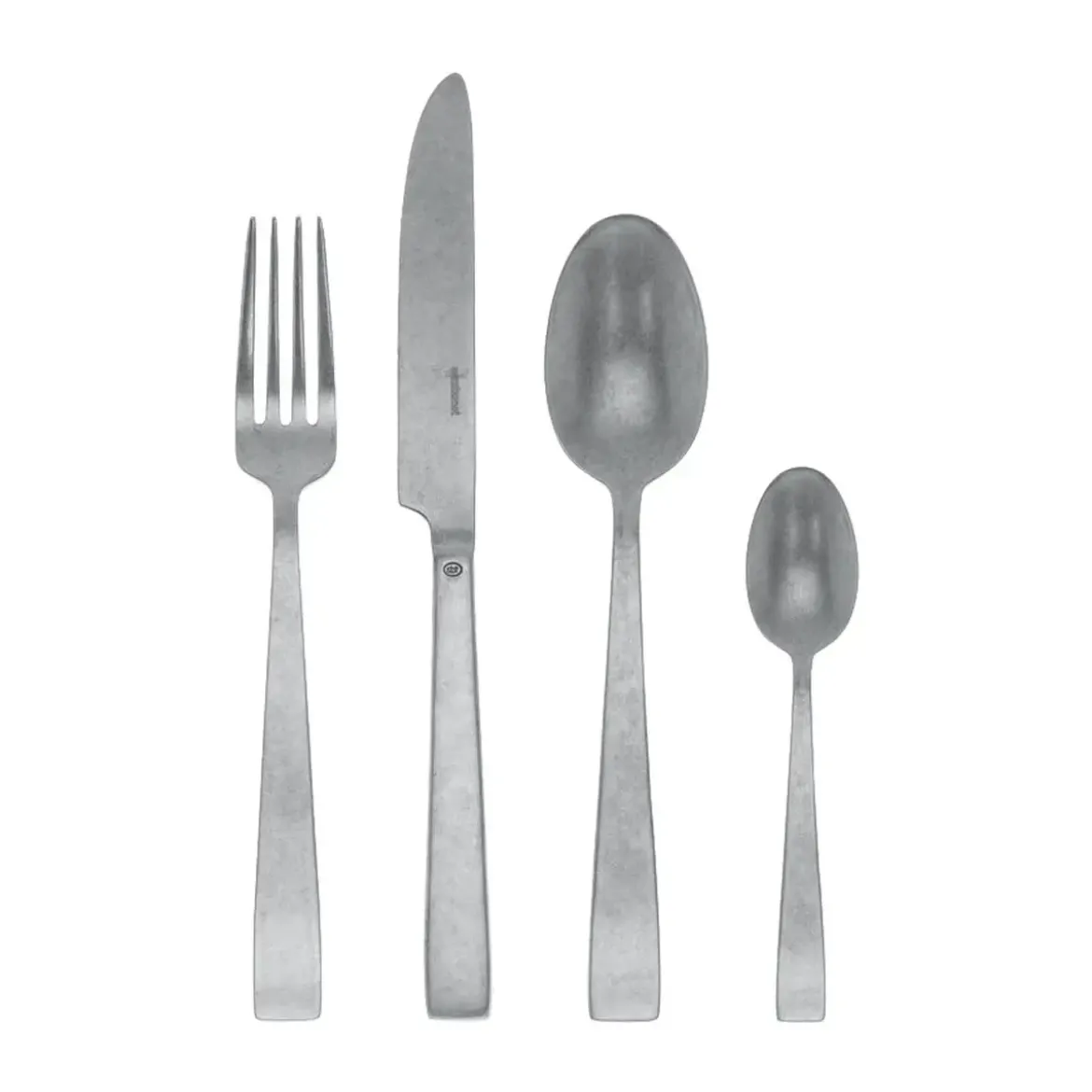 Sambonet Besteck Set 24tlg. Vollheft Flat Vintage Edelstahl antik