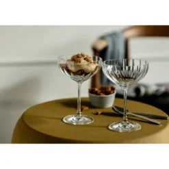 Schott Zwiesel Blossom Sektschale 4er-Set mit Moussierpunkt