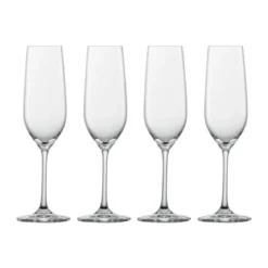 Schott Zwiesel Sektglas 4er-Set Forté mit Moussierpunkt klar