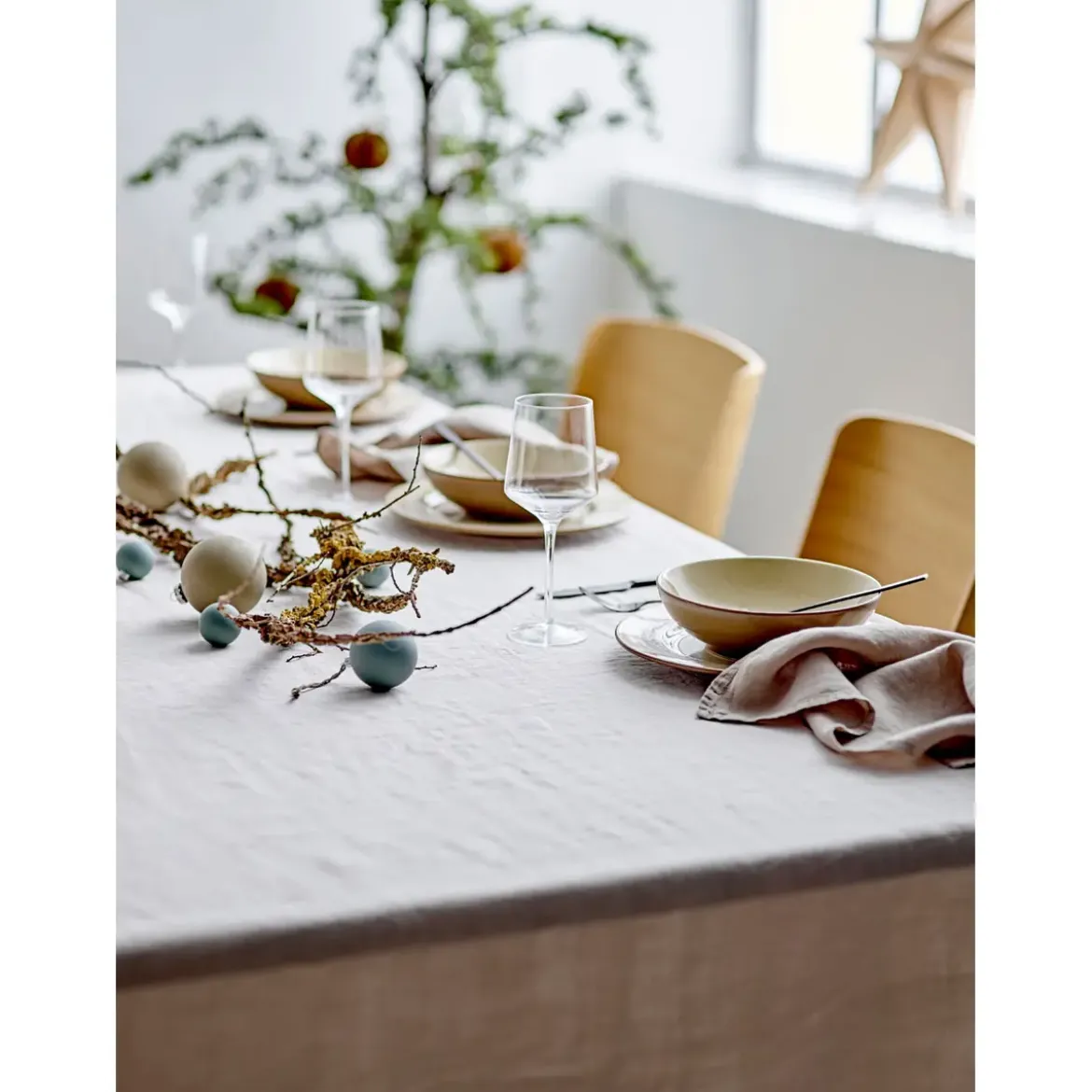 Södahl Servietten 2er-Set Pure Linen Nature