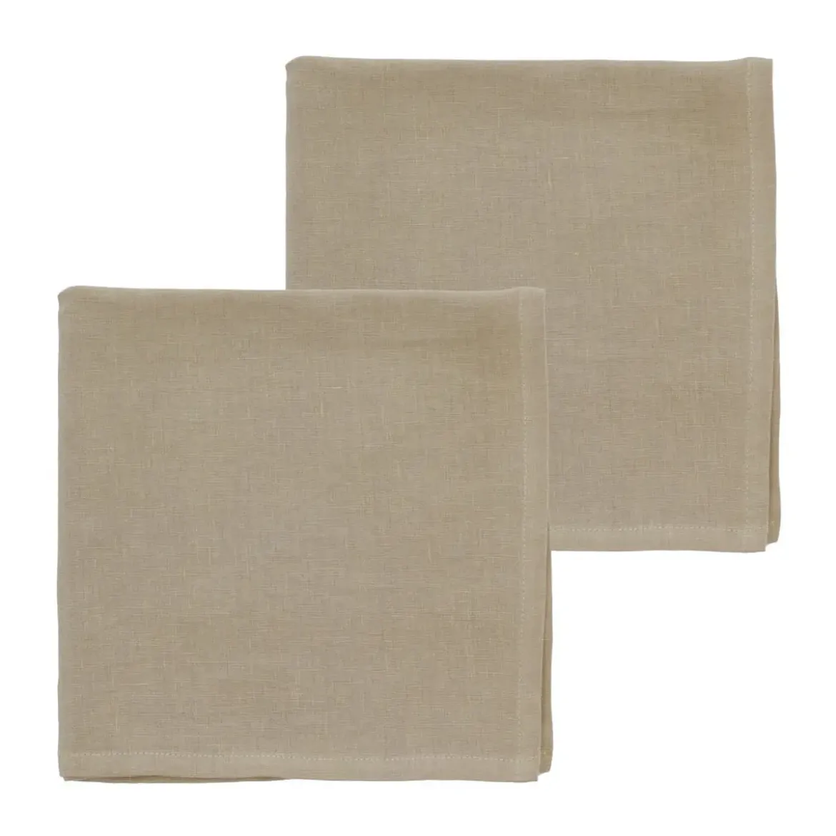 Södahl Servietten 2er-Set Pure Linen Nature