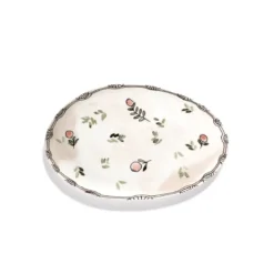 Serax Teller °2 35x22 cm Midnight Flowers Mirtillo Nude