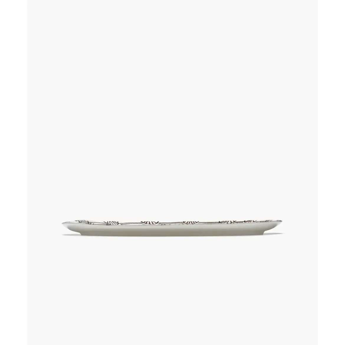 Serax Teller °2 35x22 cm Midnight Flowers Mirtillo Nude