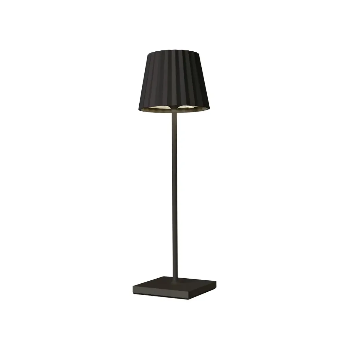 Sompex Akku-Tischleuchte 38 cm 2,4 W Troll 2.0 schwarz