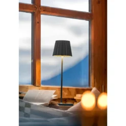 Sompex Akku-Tischleuchte 38 cm 2,4 W Troll 2.0 anthrazit