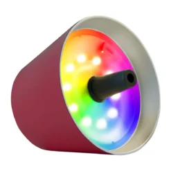 Sompex LED-Leuchte 11 cm 1,3 W Top 2.0 bordeaux mit RGB-Farbwechsel