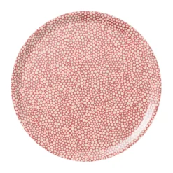 Spira of Sweden Tablett 38 cm Dotte rot