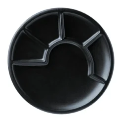 Spring Fondue-Teller 23 cm schwarz