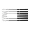 Spring Käsefonduegabeln 6er-Set Basic schwarz