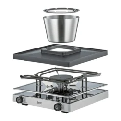 Spring Raclette/Fondue für 8 31x34x17 cm Classic edelstahl