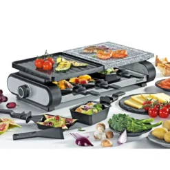 Spring Raclette für 8 47x22 cm Basic schwarz