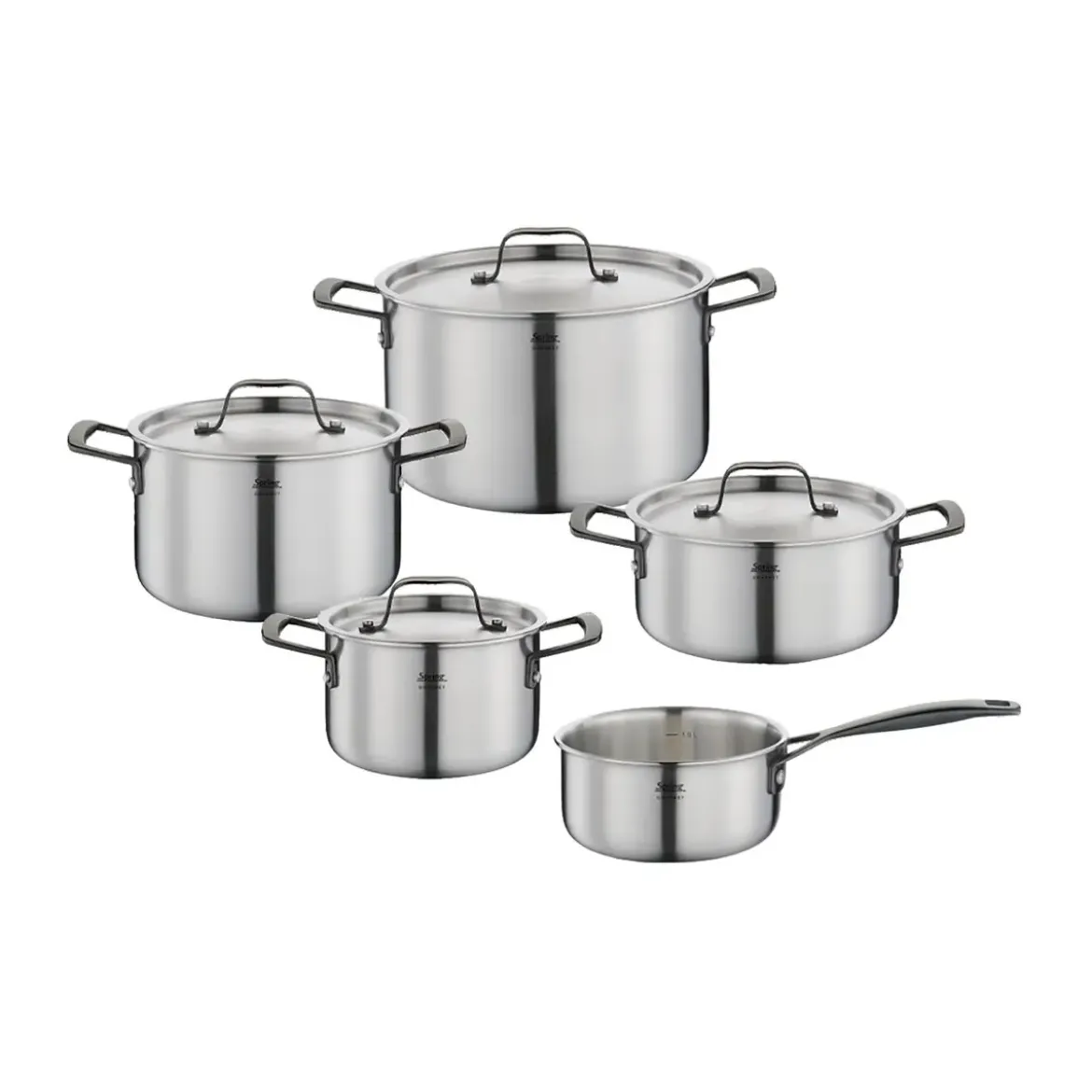 Spring Topf-Set 5-tlg. Gourmet schwarz