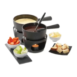 Stöckli Fonduegarnitur Choco-Cheese 14 cm schwarz