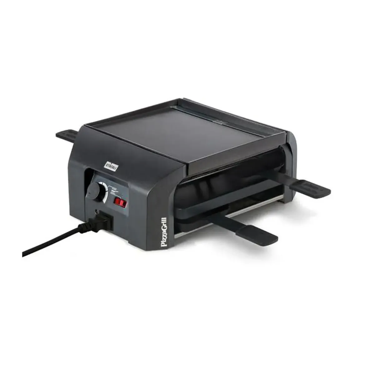 Stöckli Raclette PizzaGrill für 4 33x24x13 cm anthrazit