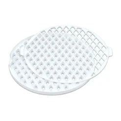 Städter Gitterstanze rund 30cm Kunststoff weiss