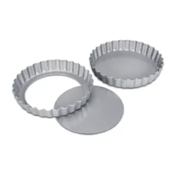 Städter Tarteform mit Hebeboden 2er-Set We love baking silber