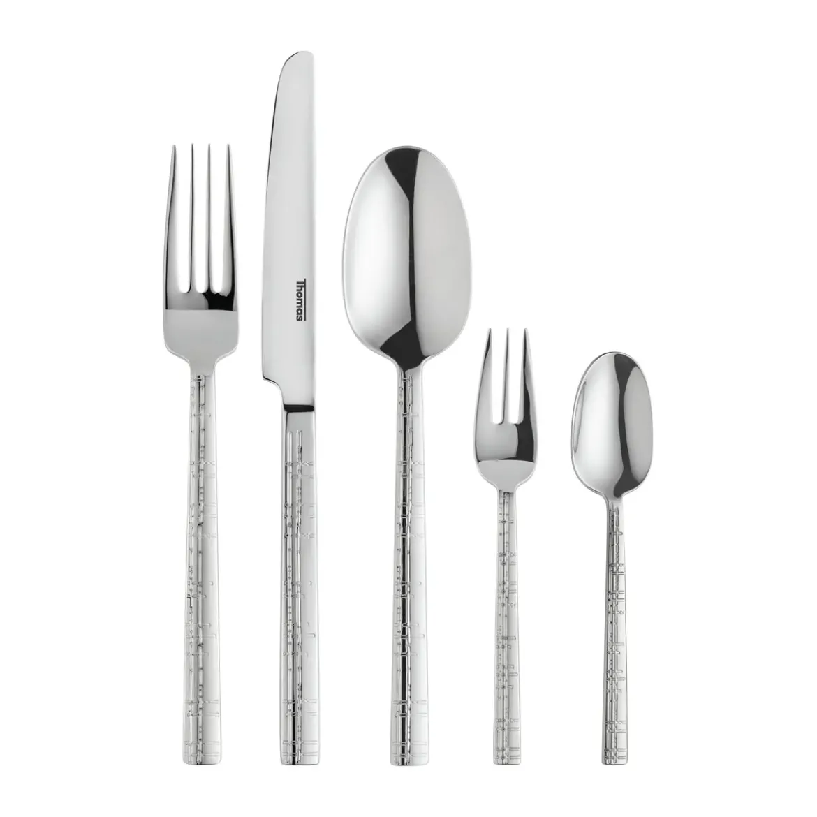 Thomas Besteck-Set 30-tlg. Fun Karo Edelstahl poliert