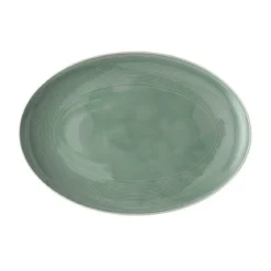 Thomas Platte oval 34 cm Loft Colour Moss Green