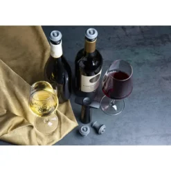 Vacu Vin Wine Saver Vakuum-Set 3-tlg. schwarz
