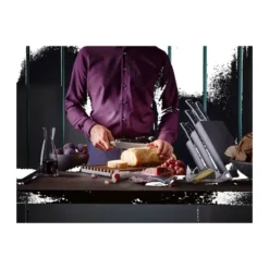 Wüsthof Classic Ikon Brotmesser 23 cm schwarz