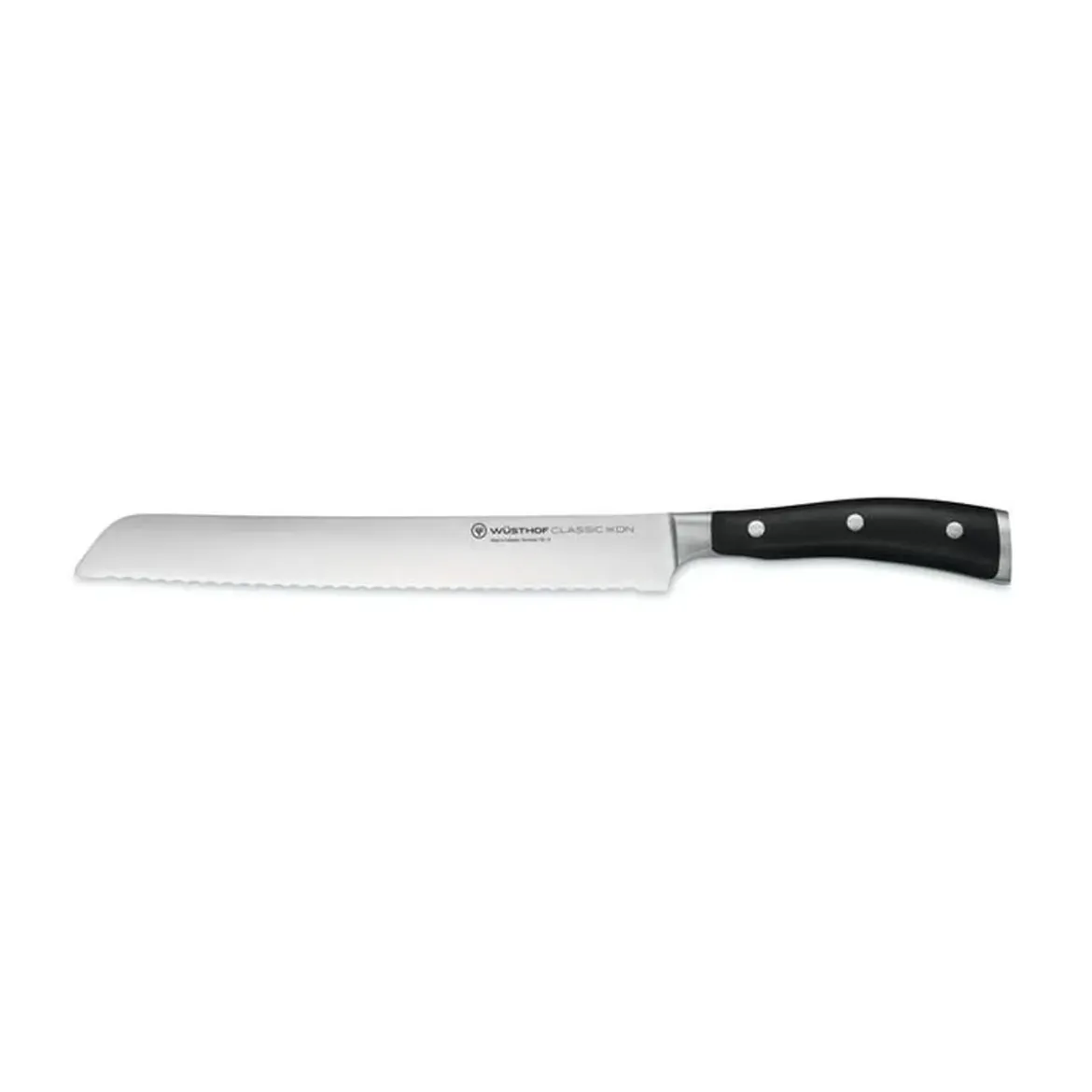 Wüsthof Classic Ikon Brotmesser 23 cm schwarz