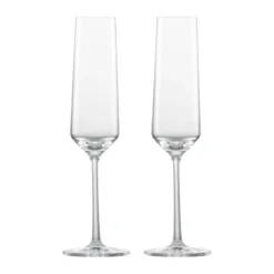 Zwiesel Glas Sektglas mit Moussierpunkt 2er-Set Pure