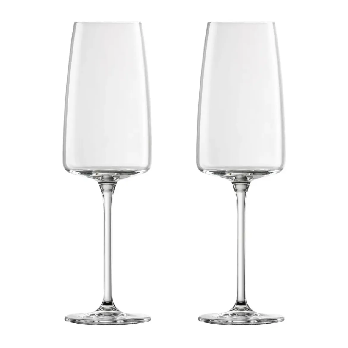 Zwiesel Glas Sekt- und Schaumweinglas leicht & frisch 2er-Set Vivid Senses
