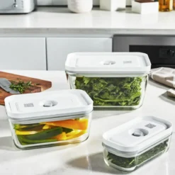 Zwilling Vakuum-Boxen 3er-Set Fresh & Save weiß