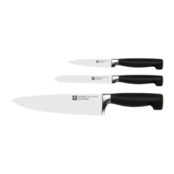 Zwilling Vier Sterne Messer-Set 3-tlg. schwarz